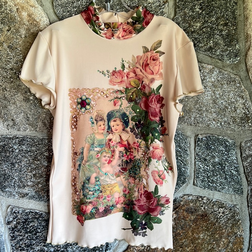 Michal Negrin cap sleeve top shirt